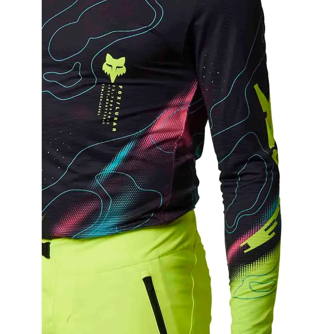 Fox FLEXAIR Lunar Jersey Black 2023