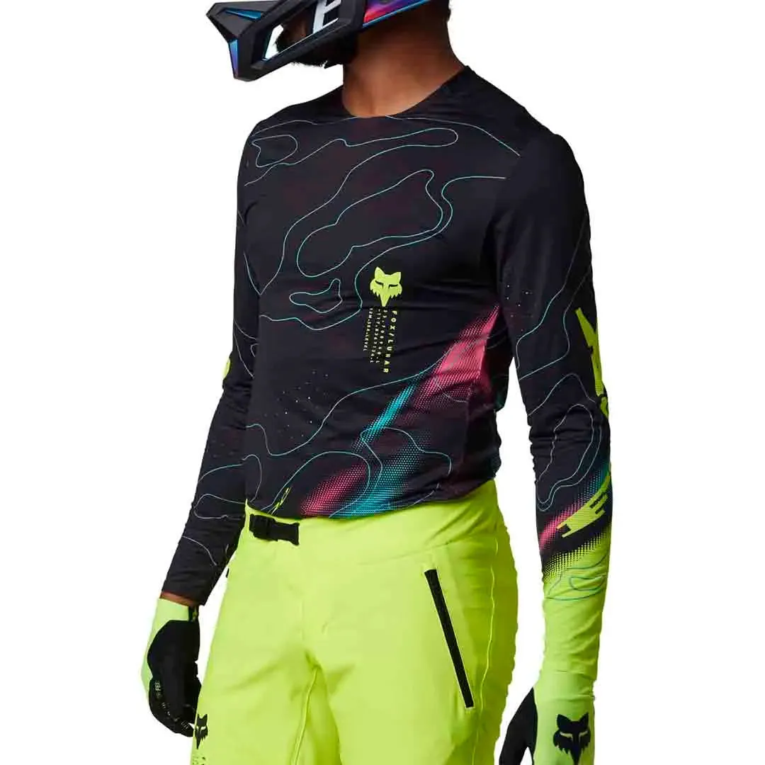 Fox FLEXAIR Lunar Jersey Black 2023