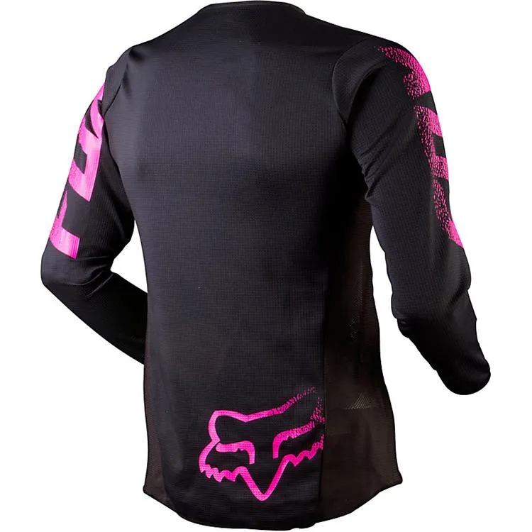 Fox Womens Blackout Jersey - Black/Pink