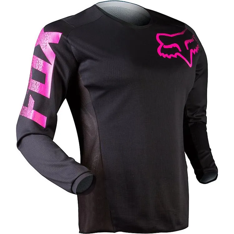 Fox Womens Blackout Jersey - Black/Pink