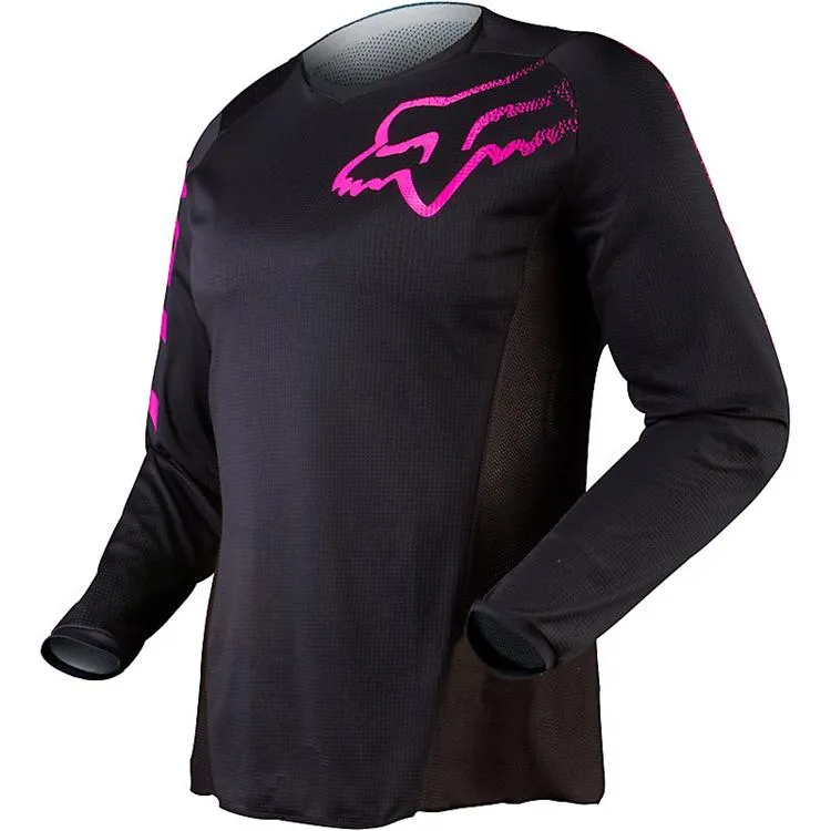 Fox Womens Blackout Jersey - Black/Pink