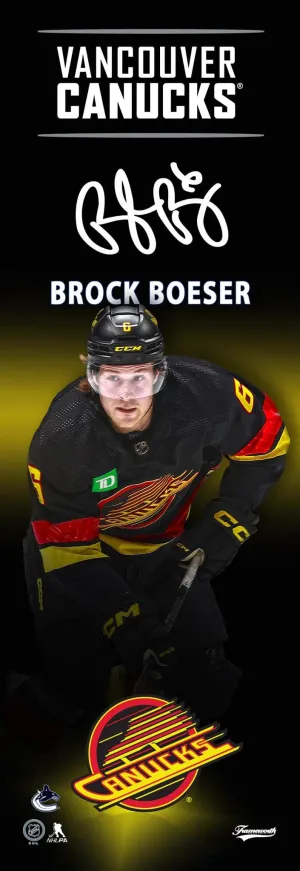 Frameworth Sports NHL Player Plaque - Brock Boeser Third Skate