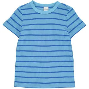 Fred's World Alfa Stripe Shirt - Bunny Blue