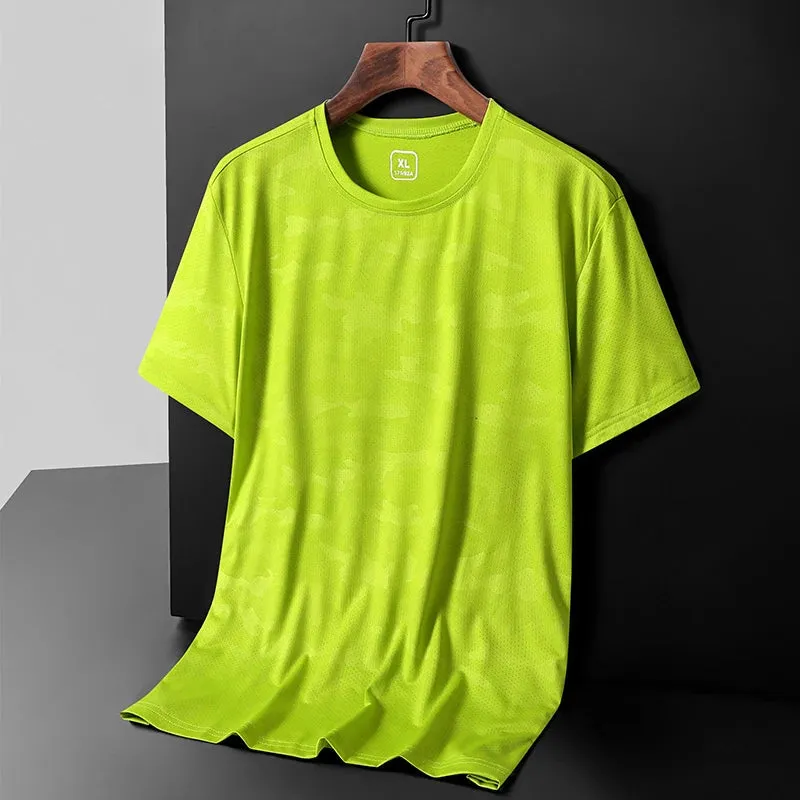 Free Shipping Camping T-Shirts Men Summer Plus Size 5XL Male Tshirt Sports Tee Shirt Basic Man Tops Running Clothing Young Wear