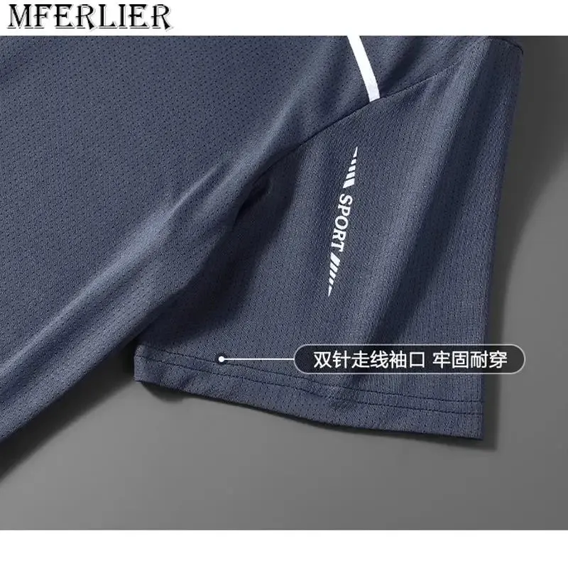 Free Shipping Camping T-Shirts Men Summer Plus Size 5XL Male Tshirt Sports Tee Shirt Basic Man Tops Running Clothing Young Wear