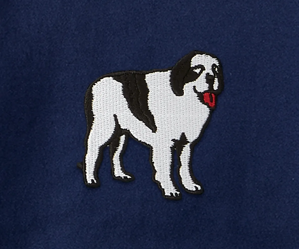 French Terry Fleece Embroidered Hoodie