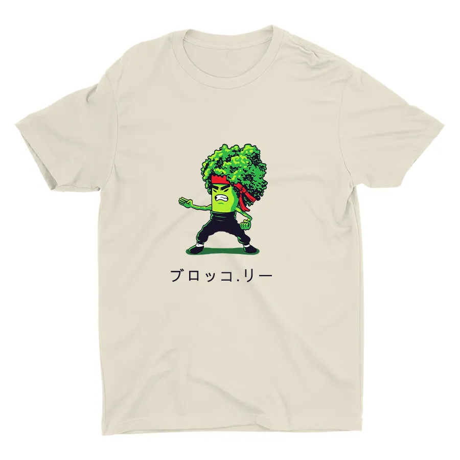 Funny Imagination Of Broccoli Cotton Tee