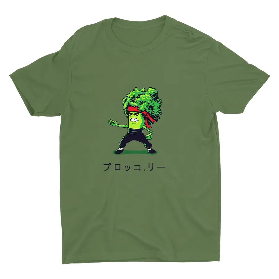 Funny Imagination Of Broccoli Cotton Tee
