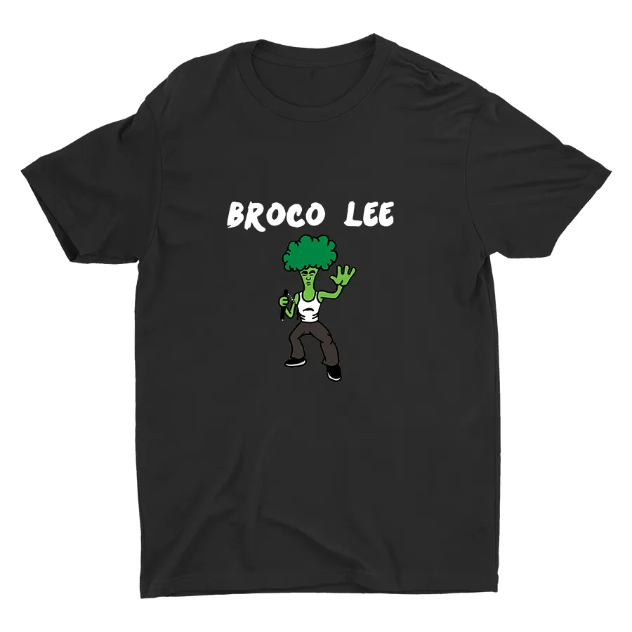 Funny "BROCO LEE" Printed Cotton Tee