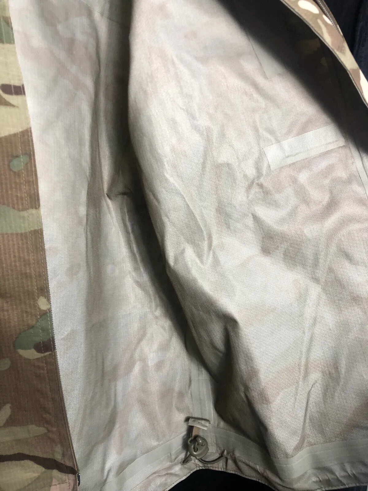 Genuine British Army MTP Camouflaged Waterproof Lightweight Jacket - 160/80