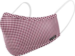 Gingham printed mask