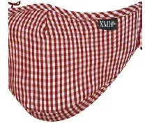 Gingham printed mask