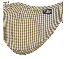 Gingham printed mask