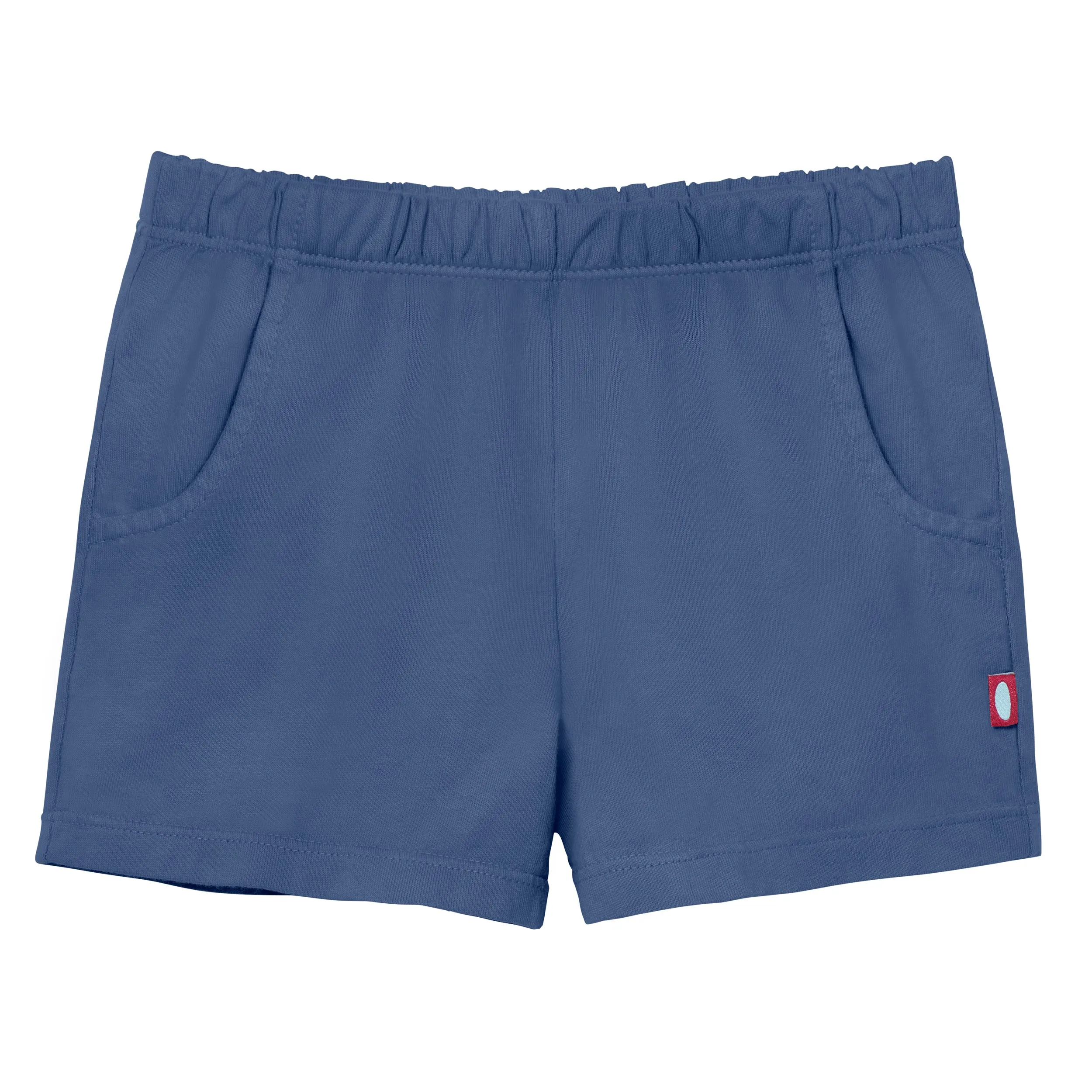 Girls Soft Cotton UPF 50  Jersey Pocket Shorts | Smurf