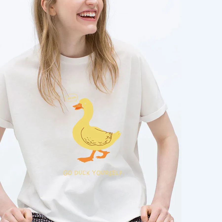 Go Duck Yourself Cotton Tee