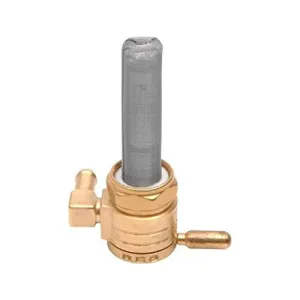 Golan Products 76-312F-BS 22mm Petcock FWD Brass (5/16 Hose)