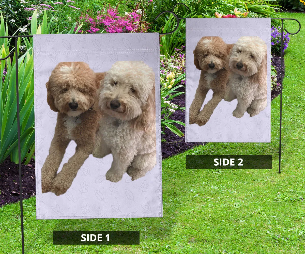 Goldendoodle Garden Flag