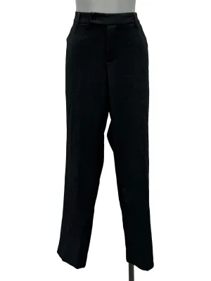 Grey Washed Cropped Formal Pants