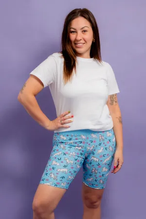 Happy Goat Garden Women's Active Shorts