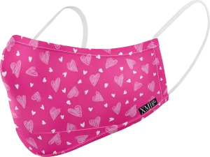 Heart printed mask for Kids