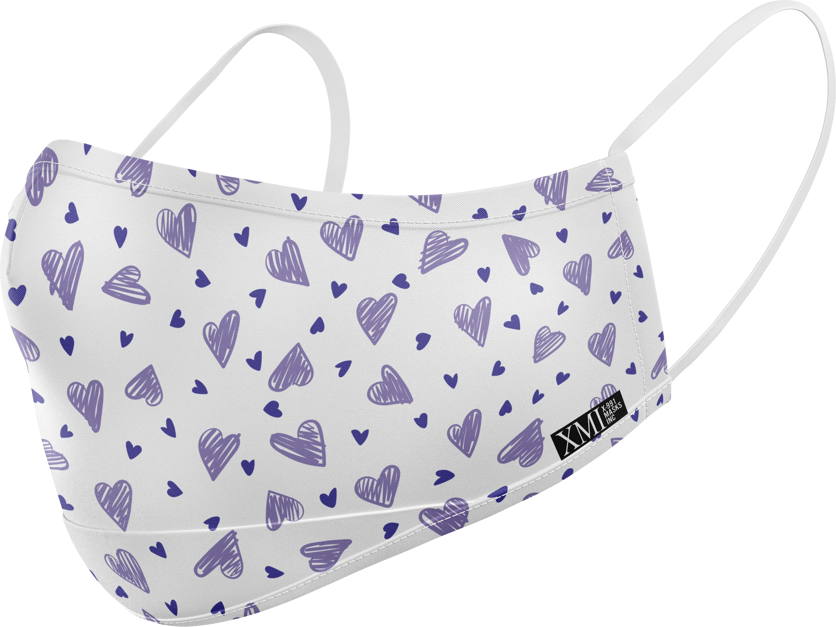 Heart printed mask for Kids