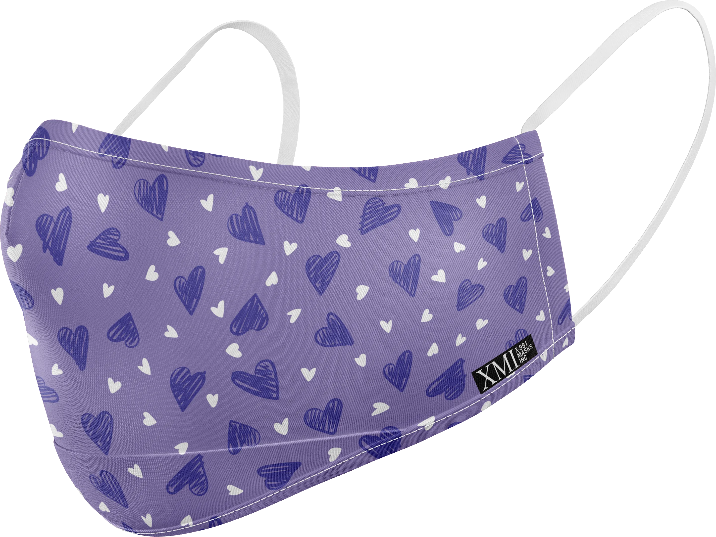 Heart printed mask for Kids