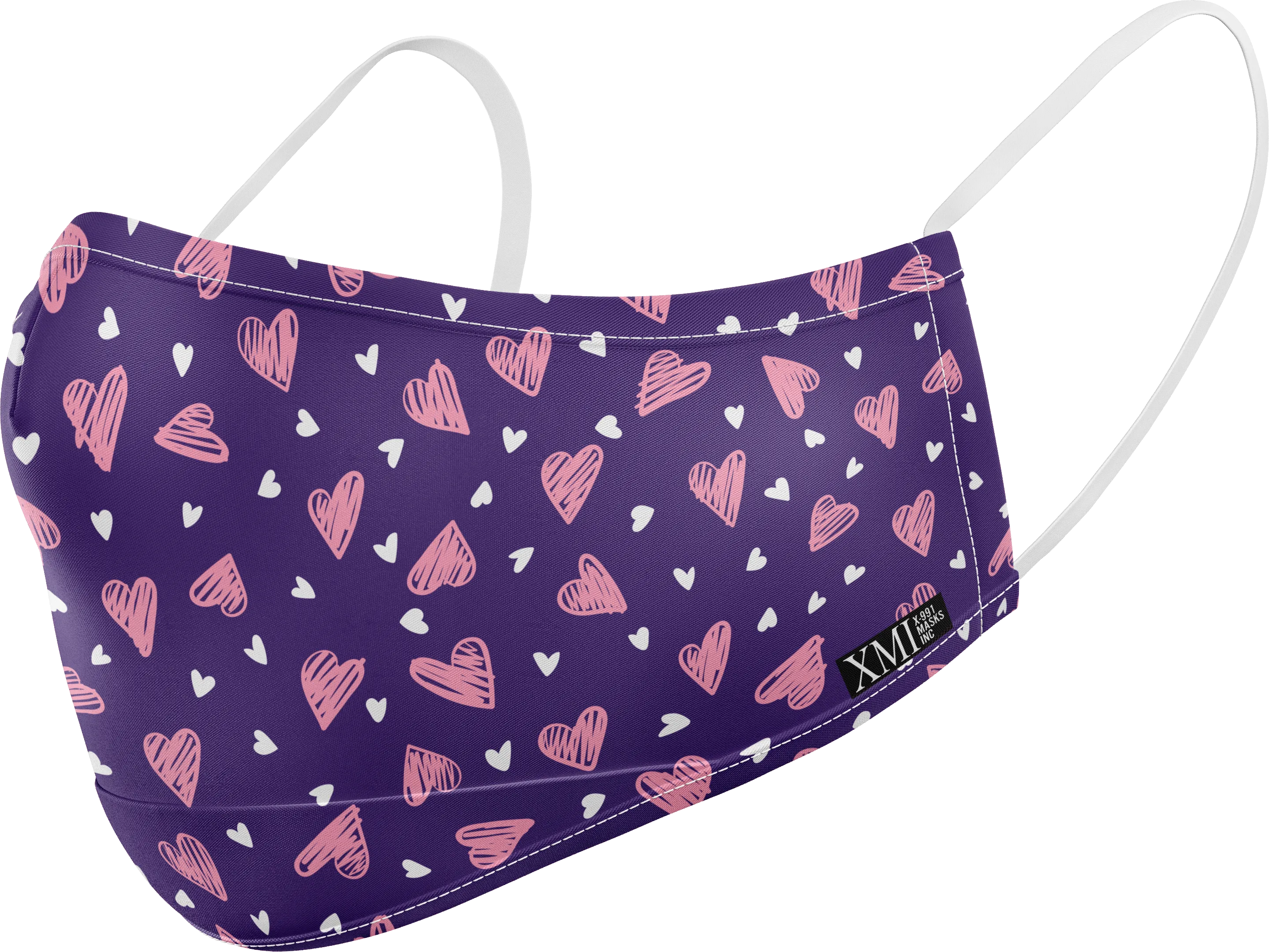 Heart printed mask for Kids