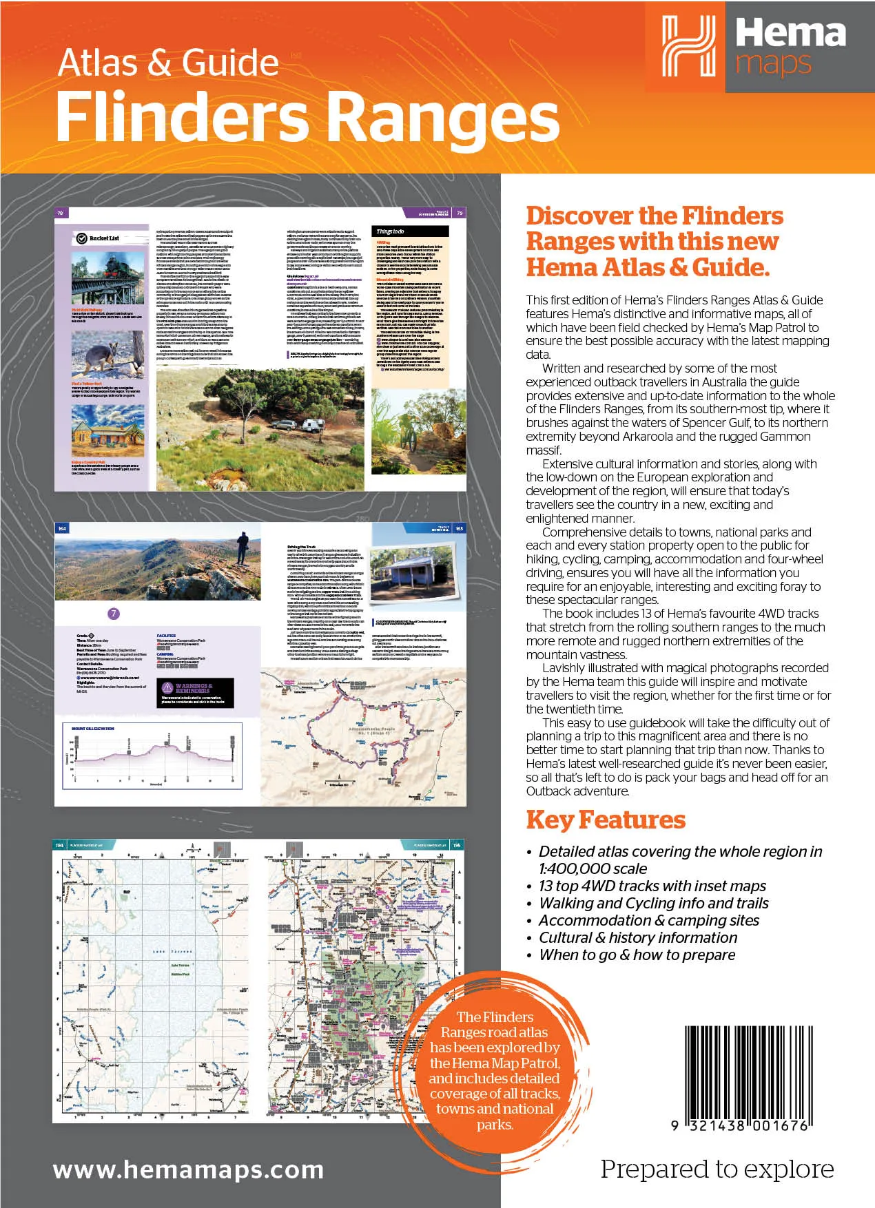 Hema Flinders Ranges Atlas and Guide