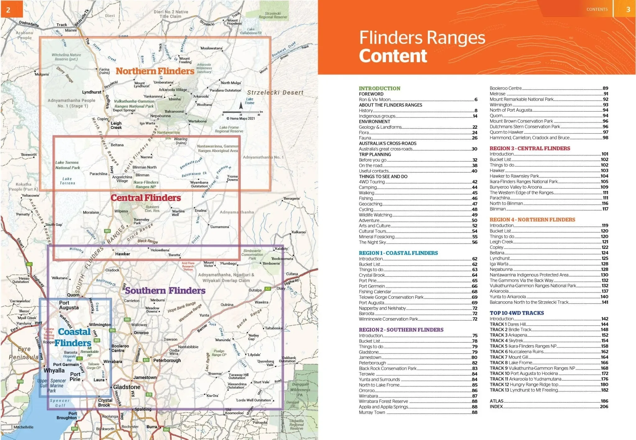 Hema Flinders Ranges Atlas and Guide