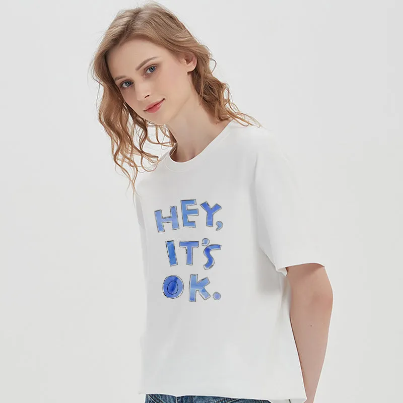 Hey It′s Ok Cotton Tee