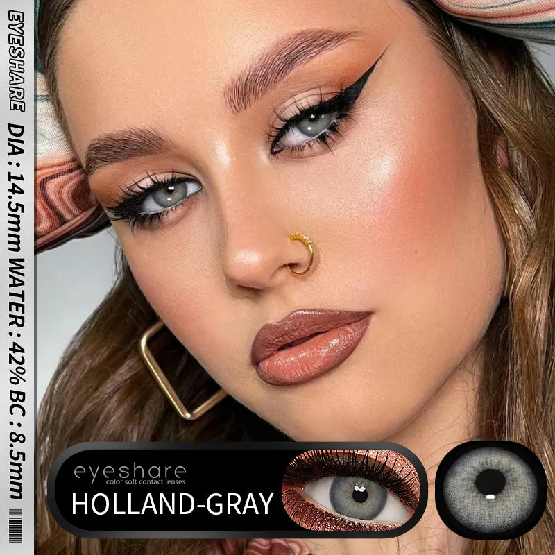 Holland Gray 1 Day Use I 14.5mm, 10 Pcs=5Pair