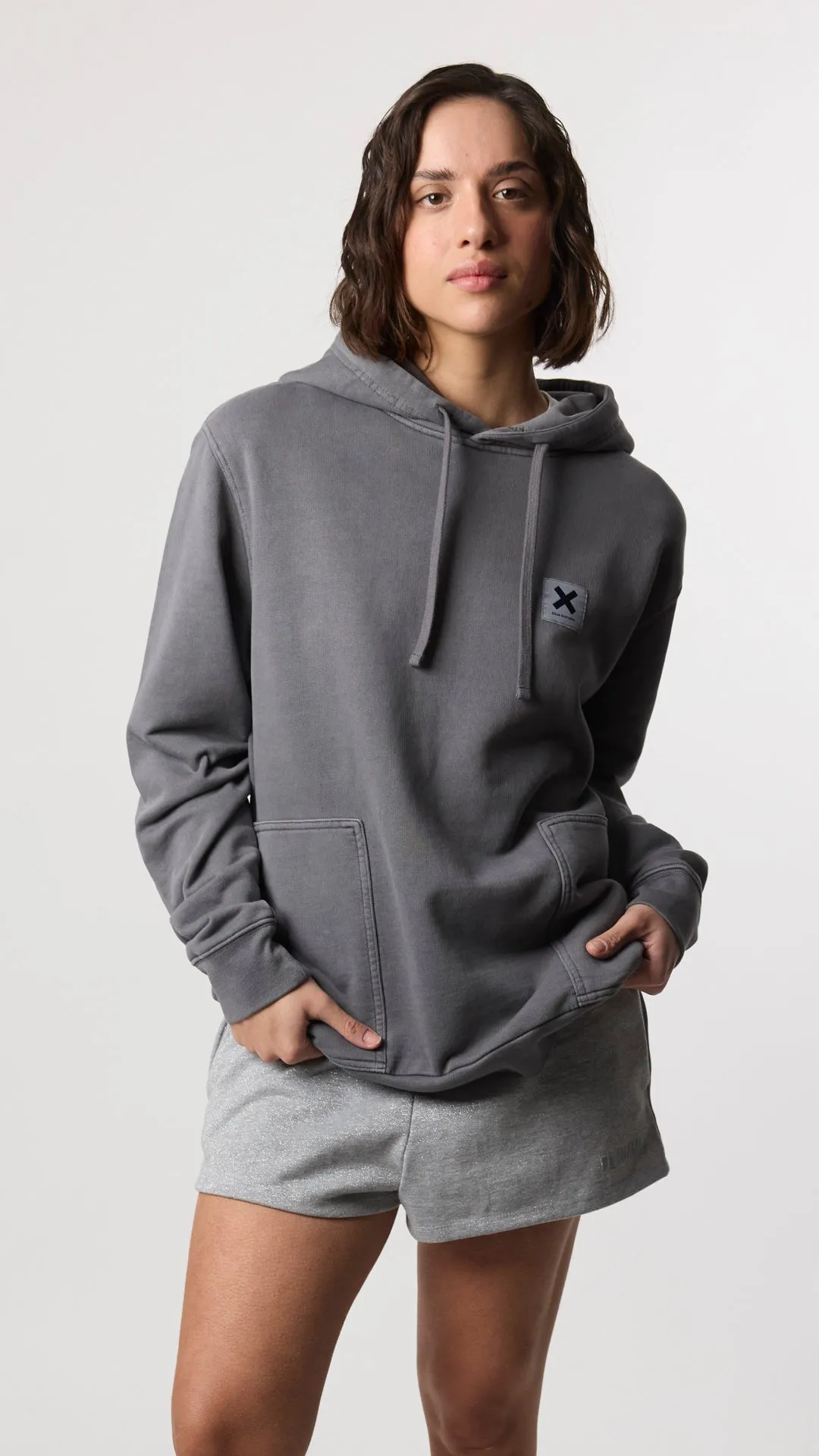 HOODIE ICONIC ASH