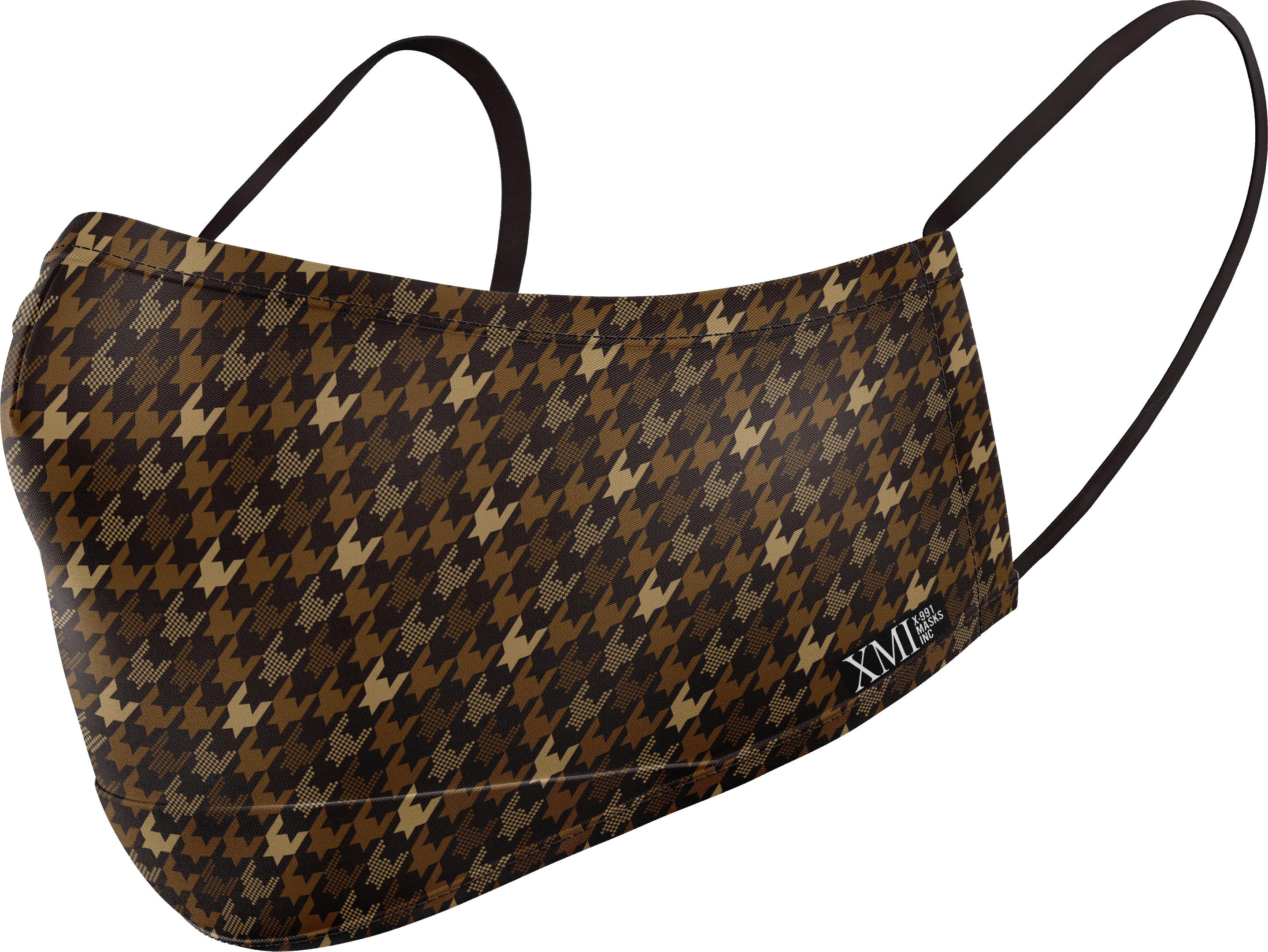 Houndstooth printed mask