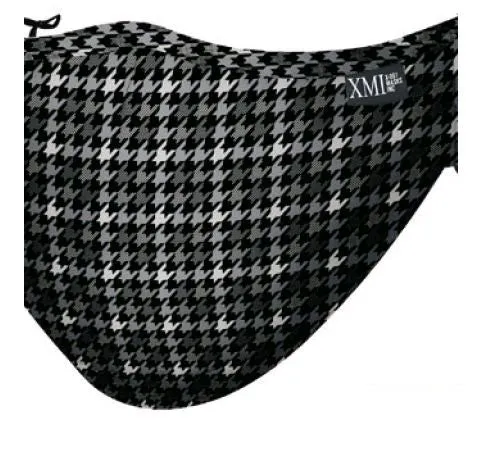 Houndstooth printed mask