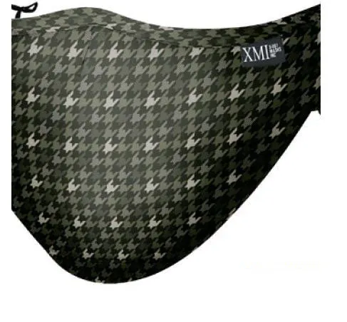 Houndstooth printed mask