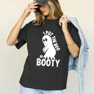 I Put The Boo In Booty Cotton Tee