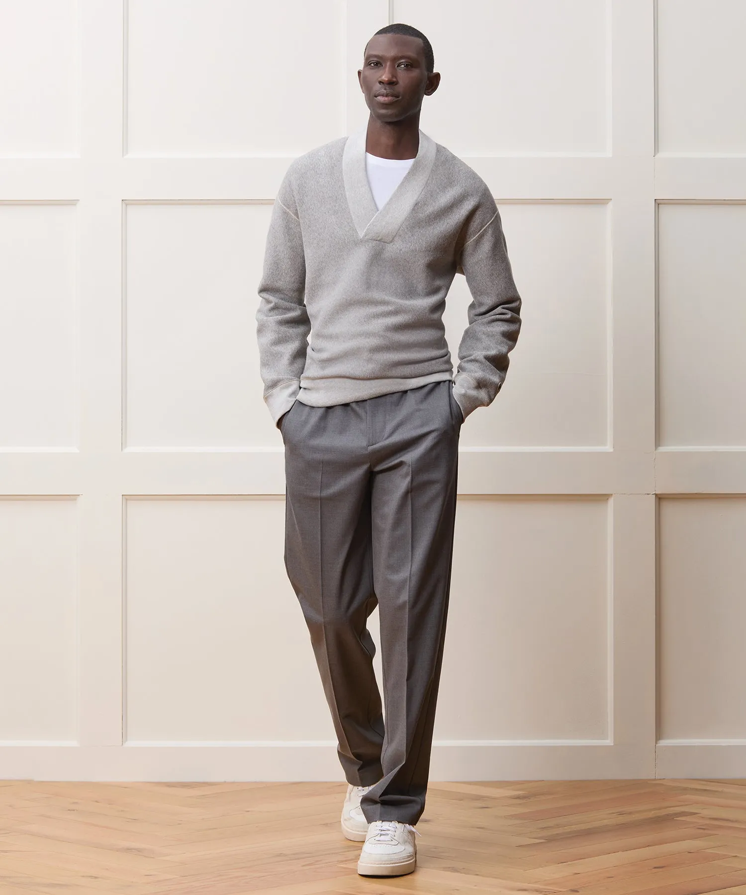 Italian Wool Cotton Gramercy Trouser