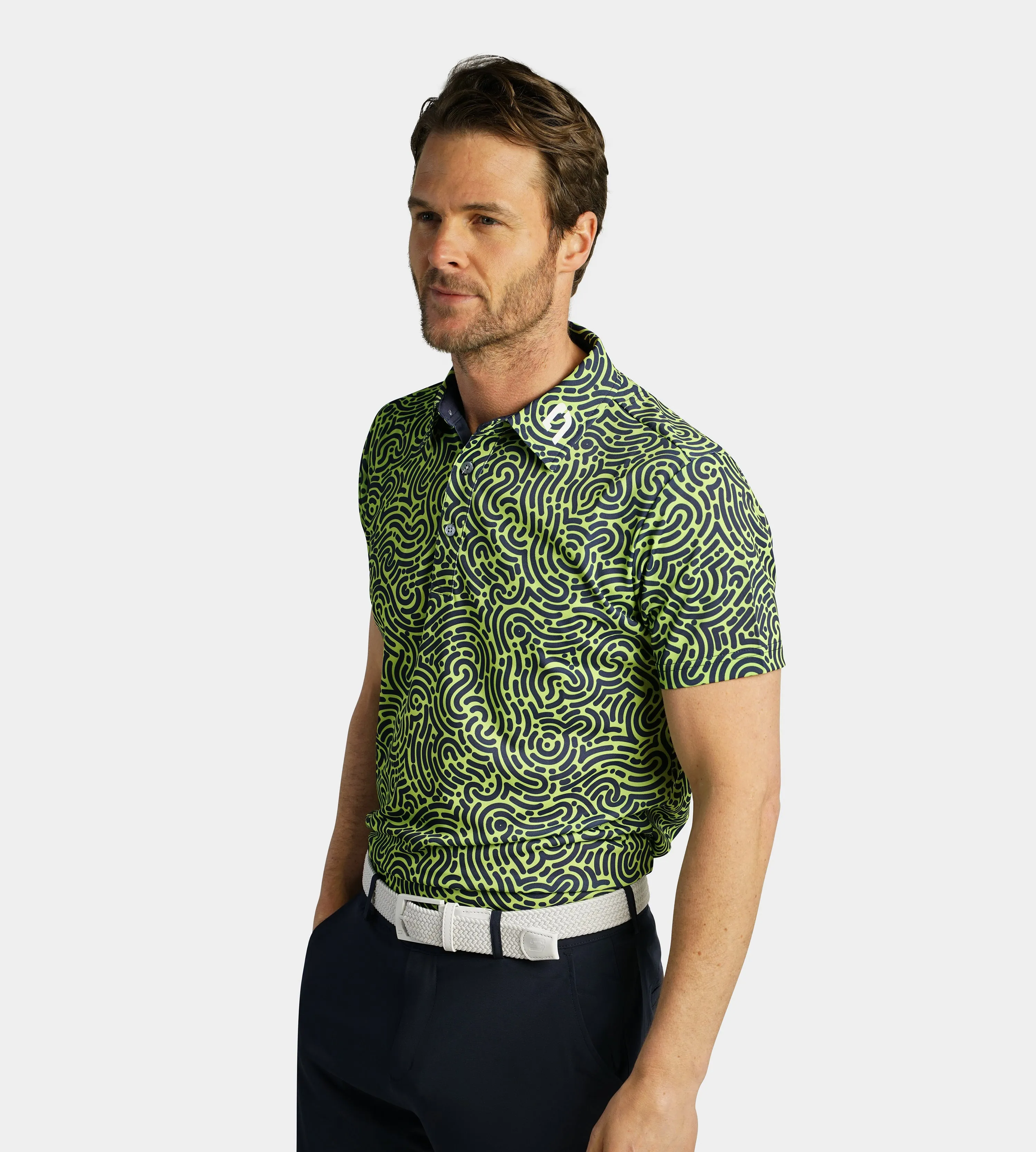 JUMBLE POLO - LIME