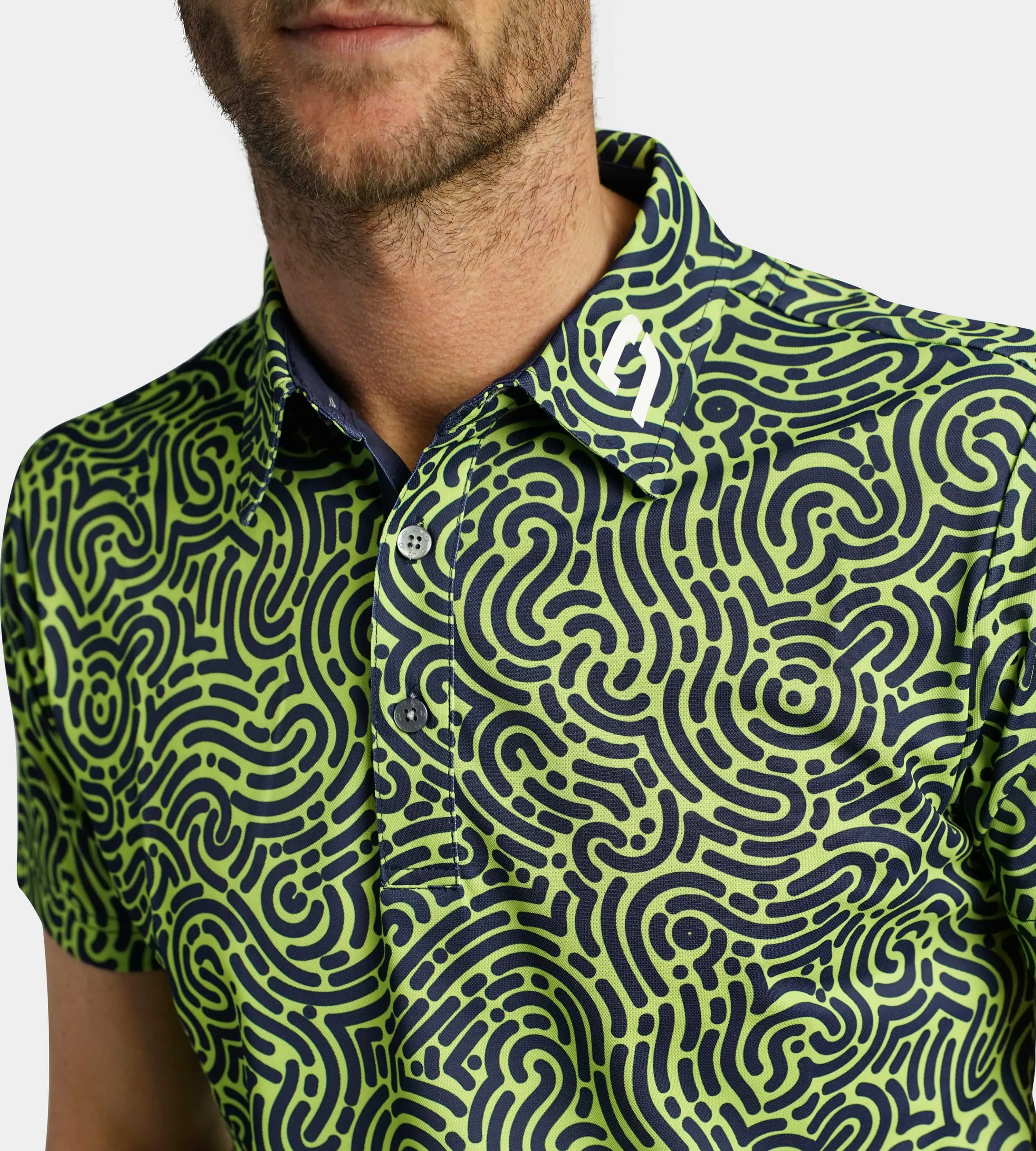 JUMBLE POLO - LIME
