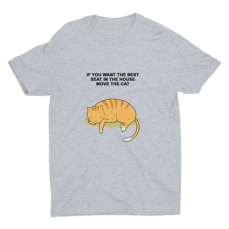 Just Move The Cat  Cotton Tee