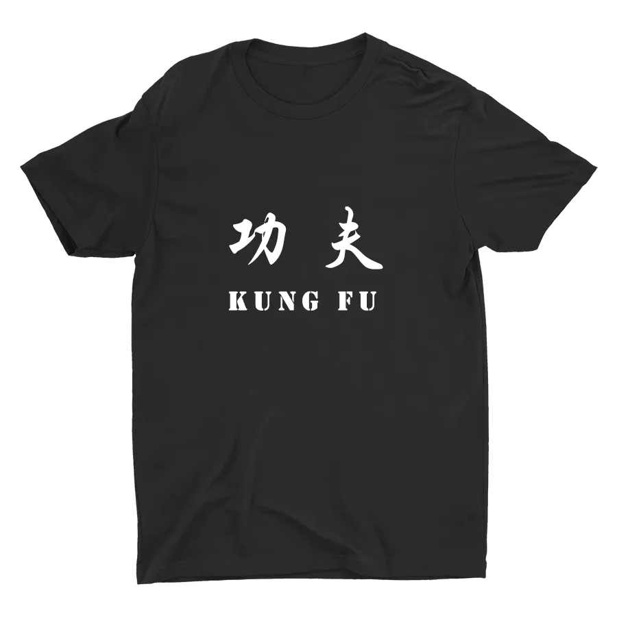 KUNG FU Printed Cotton Tee