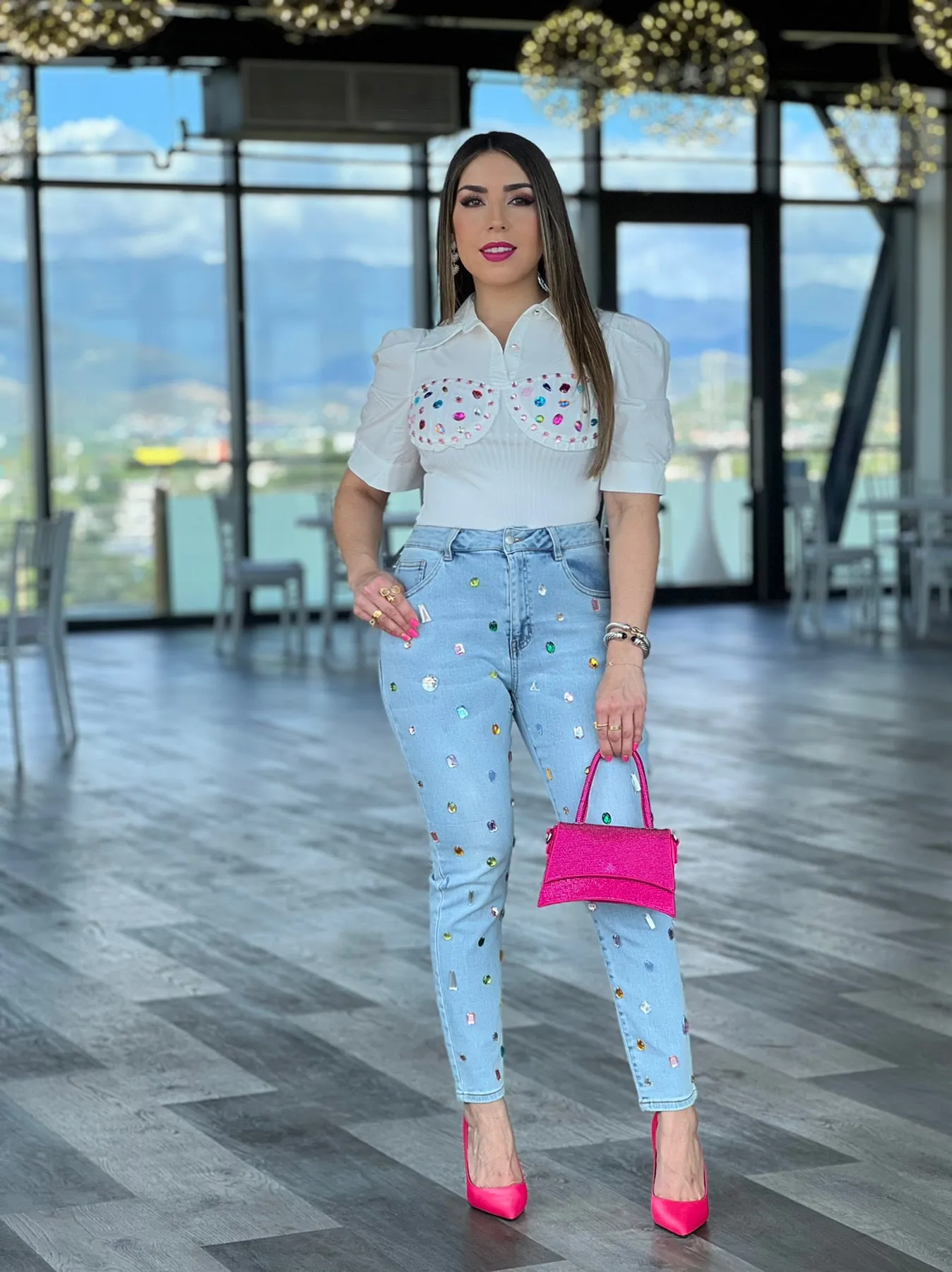 Light Denim Jewel Jeans