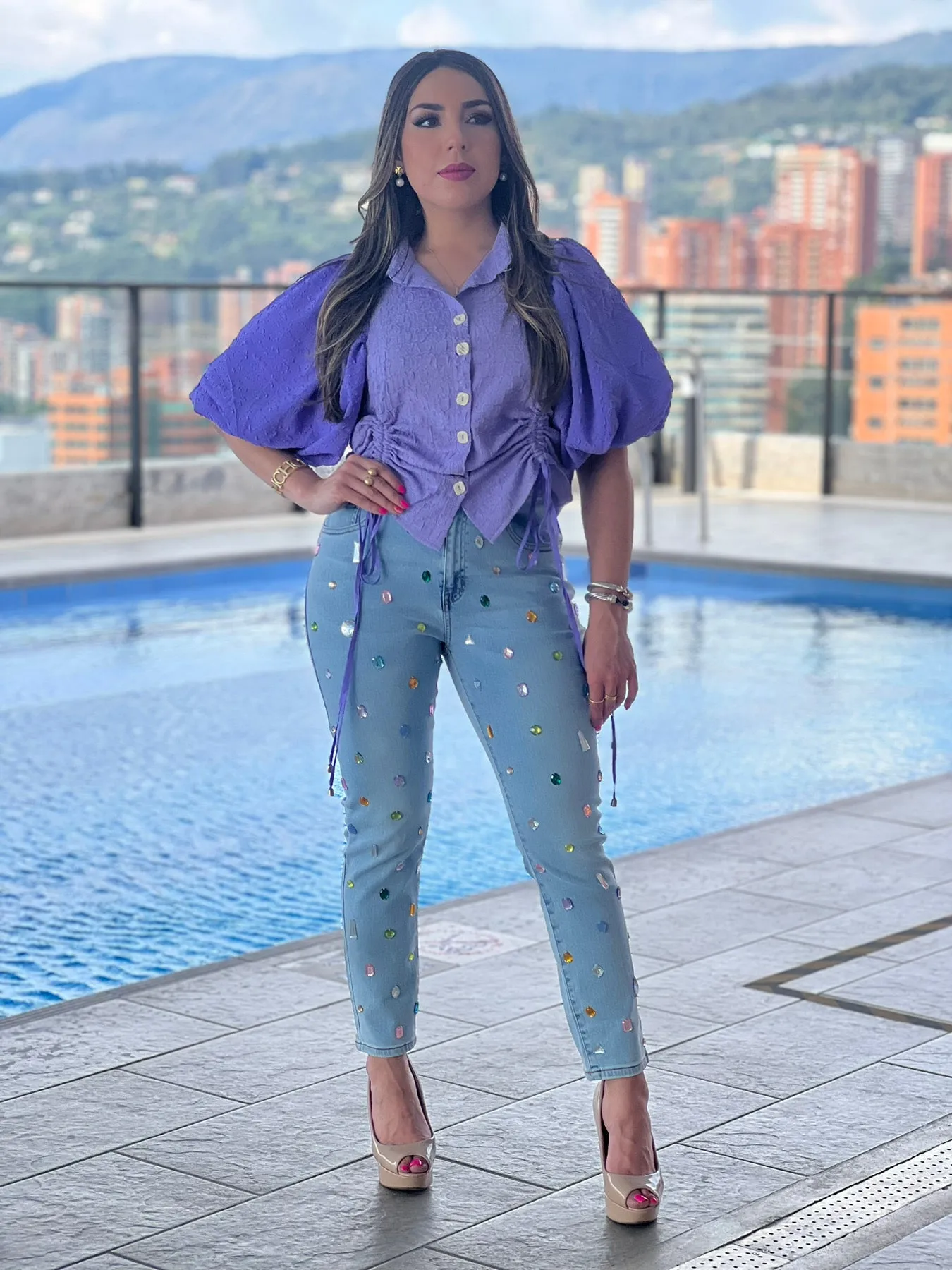 Light Denim Jewel Jeans