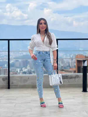 Light Denim Jewel Jeans