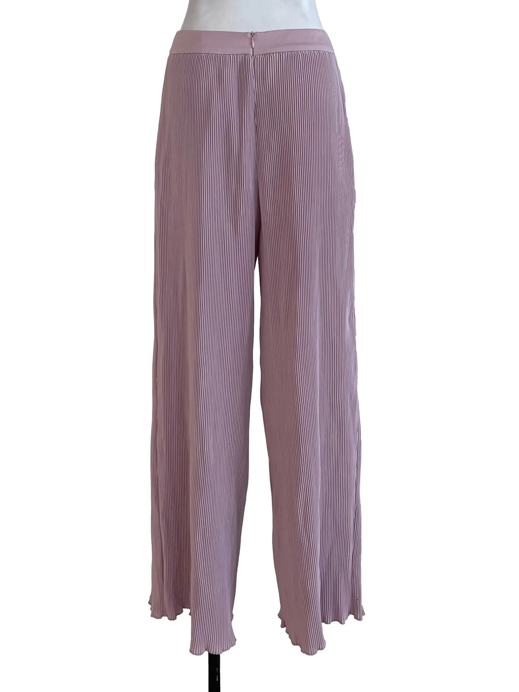 Lilac Accordion Pants