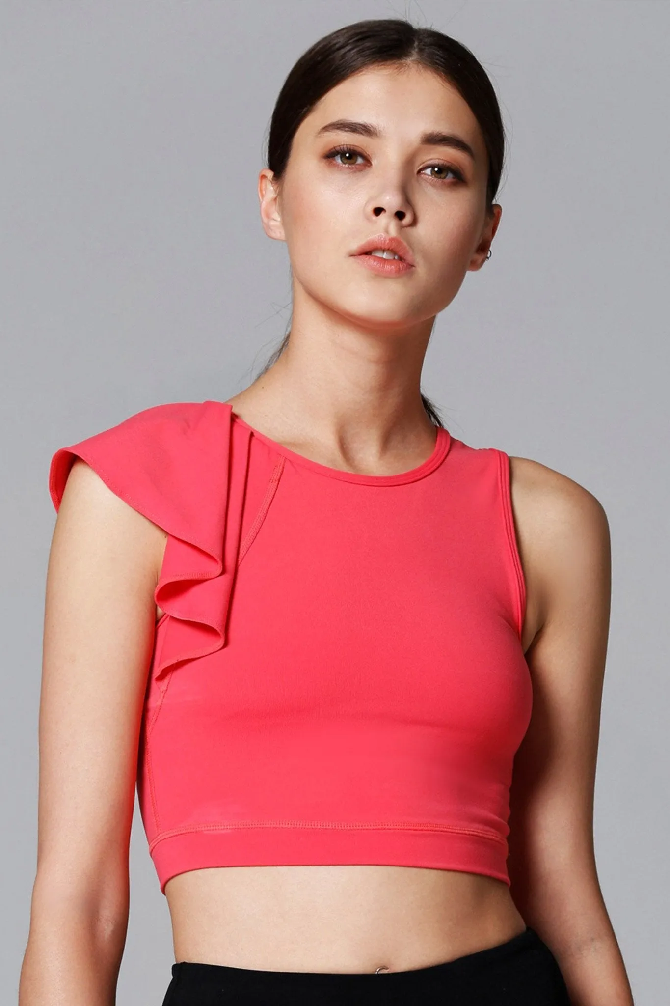 LILY CROPPED TOP, WATERMELON