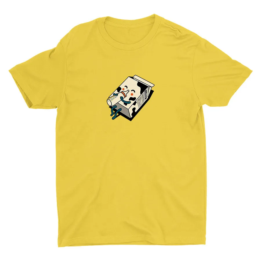 Look! Milk Drinking Milk Cotton Tee