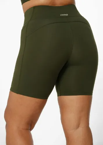 Lorna Jane Amy Phone Pocket Tech Bike Short - Luxury Green