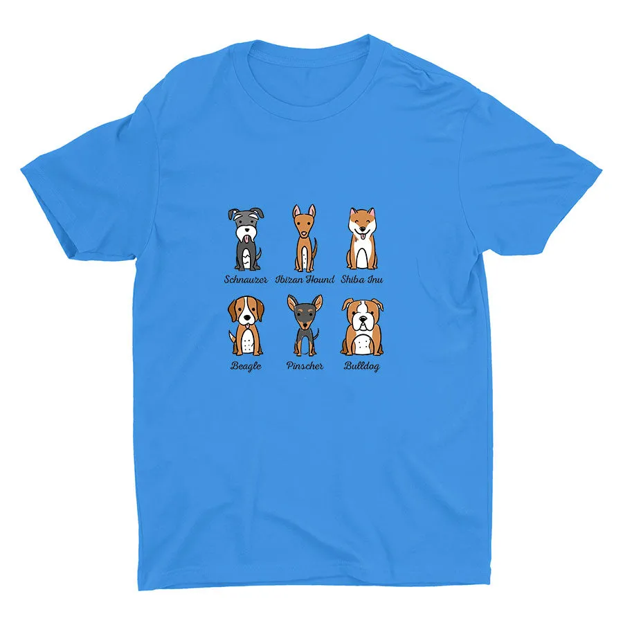 Lovely Dogs Printed Cotton Tee