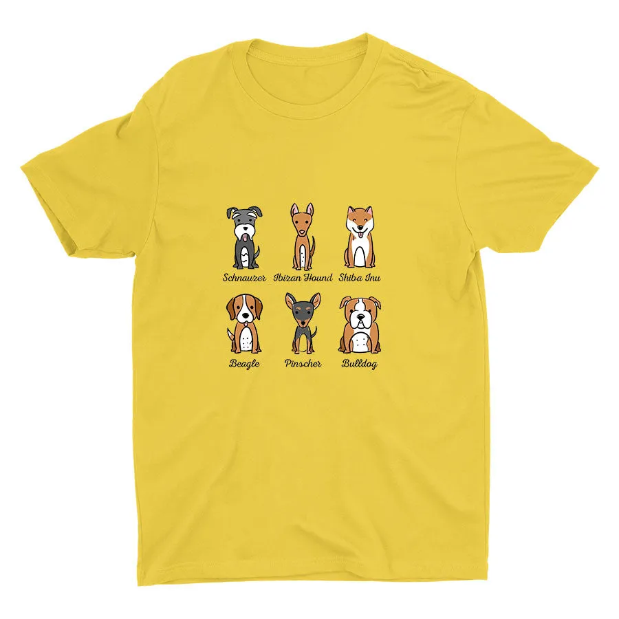 Lovely Dogs Printed Cotton Tee